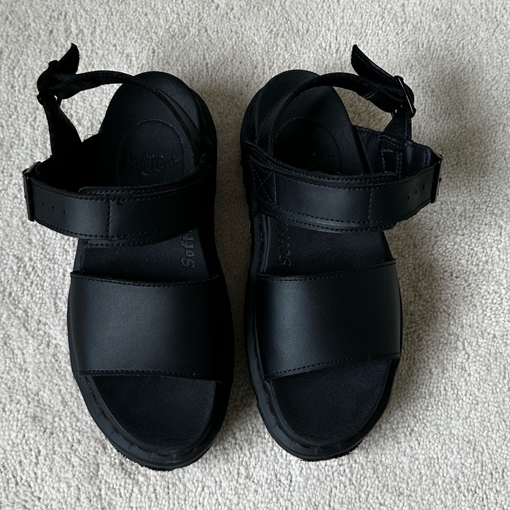 Dr. Martens Voss Black Sandals